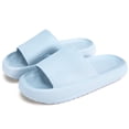 thumbnail image 1 of Pantuflas Rosyclo Cloud, unisex, antideslizantes, con suela gruesa, color azul bebé, 1 of 5
