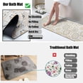 thumbnail image 5 of Goasis Lawn Quick Dry Bathroom Rugs Super Absorbent Non Slip Shower Mat 24" x 36", Bohemian, 5 of 7