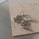 thumbnail image 4 of Pendientes de diamante Pendientes simples para mujer Pendientes de temperamento de moda Pendientes de aro medianos, 4 of 4