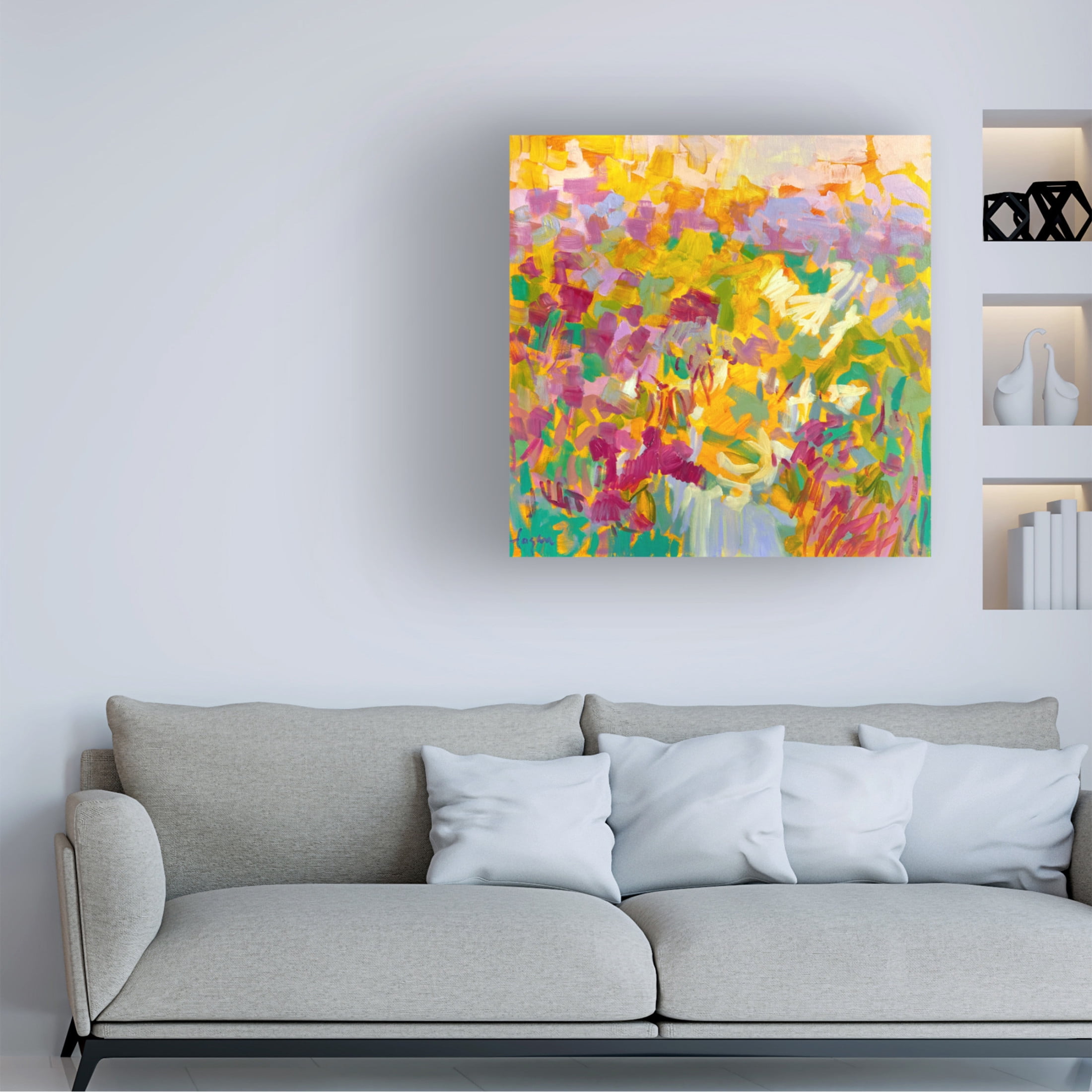 Canvas Wall Art - Dorothy Fagan 'Sundance I' Wall Art for Living Room, Bedroom, or Office Décor by Trademark Fine Art - 24 x 24 Inches