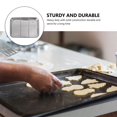 thumbnail image 3 of HLONK Oven Roasting Pan Cookie Drying Racks Aluminum Tray Stainless Steel Pot 2 Pieces, 3 of 6
