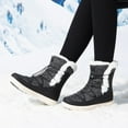 thumbnail image 6 of BURUDANI Women's Faux Lace-Up Winter Snow Boots, 6 of 6