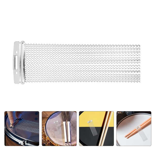 WRISTBIQUE 3Ud Accesorios De Batería Hilo Snare Wire Plateado Para Reemplazo Y