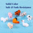 thumbnail image 3 of XY-WQ Mold Free Bath Toys No Hole, for Infants 6-12& Toddlers 1-3, No Hole No Mold Bathtub Toys (Animal Ⅱ, 8 Pcs with Mesh Bag), 3 of 7