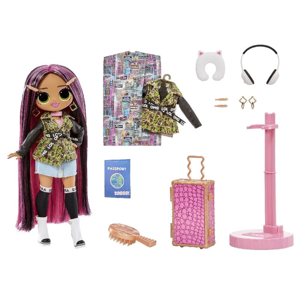 LOL Surprise OMG Remix: 4-in-1 Plane Playset with Music