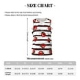 thumbnail image 4 of Sikiie Ladybugs on Black and White Striped1 Basketball Jersey Reversible Men's Mesh Athletic Sports Shirts Training Practice S-4XLX-Large, 4 of 6
