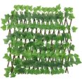 thumbnail image 1 of HSHDLDF Fence Privacy Screen Patio Fence Privacy Screen Retractable Fence Patio Artificial Decorative Fence with Grape Leaf Plant Fence Wood Garden (3), 1 of 4