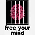 thumbnail image 3 of CafePress - Free Your Mind Kids Baseball Jersey - Kids Cotton Baseball Jersey, 3/4 Sleeve Shirt, 3 of 4