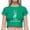 7-Green, variant on Alun St. Patrick's Day Cropped Short Sleeve T Shirts for Women Crewneck Stylish Stretch Tight Top Soft Comfort Fashion Festival Graphic Tee Summer Casual T-Shirts 14-Green XS