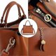 thumbnail image 4 of Top Handle Bags for Women Soft Vegan Leather Satchel Purses Handbags Ladies Tote Shoulder Bag, 4 of 4