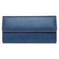 thumbnail image 1 of Lodis Audrey Checkbook Clutch Wallet (Indigo/Plum), 1 of 3