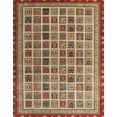 thumbnail image 1 of Ahgly Company Indoor Rectangle Abstract Brown Red Oriental Area Rugs, 2' x 5', 1 of 6