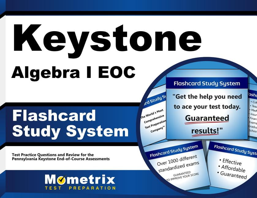 Keystone Algebra I Eoc Flashcard Study System Keystone Eoc Test