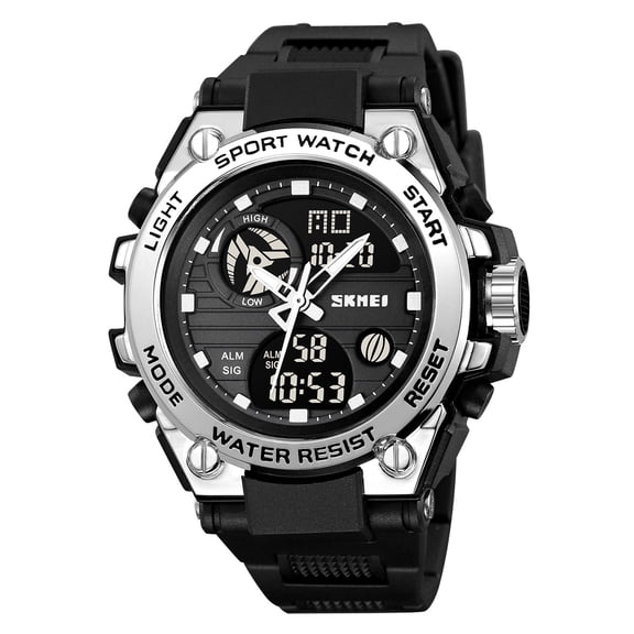 Men's Watch Waterproof Digital Sport Watch Military Digital Watches for men Alarm Back Light Classic Large face Watch