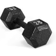 thumbnail image 3 of CAP Cast Iron Hex Dumbell, Black, 70.00 lbs, 3 of 7