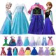 thumbnail image 2 of Disney vestido de princesa Elsa y Anna para niña, ropa de fiesta de cumpleaños, Carnaval, Cosplay de Frozen, Encanto, Rapunzel, sirena, disfraz de Aurora, 2 of 5