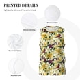 thumbnail image 3 of Xecao Lilies Flowers print basketball shirt for both men and women, a unisex basketball jersey perfect for theme parties-X-Large, 3 of 6