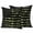 Black Green, variant on 2 Pack Outdoor Waterproof Throw Pillows, USA Flag Stars and Stripes Decorative Square Pillow Case Patio Pillows for Chair Couch Sofa 16x16in