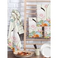 thumbnail image 2 of Easter Kitchen Dish Towels for Drying Dishes Set of 2, Spring Farmhouse Watercolor Bunny Eggs Wood Grain Waffle Weave Microfiber Hand Tea Bathroom Towels Quick Dry & Absorbent Towel 15.7x23.6, 2 of 7