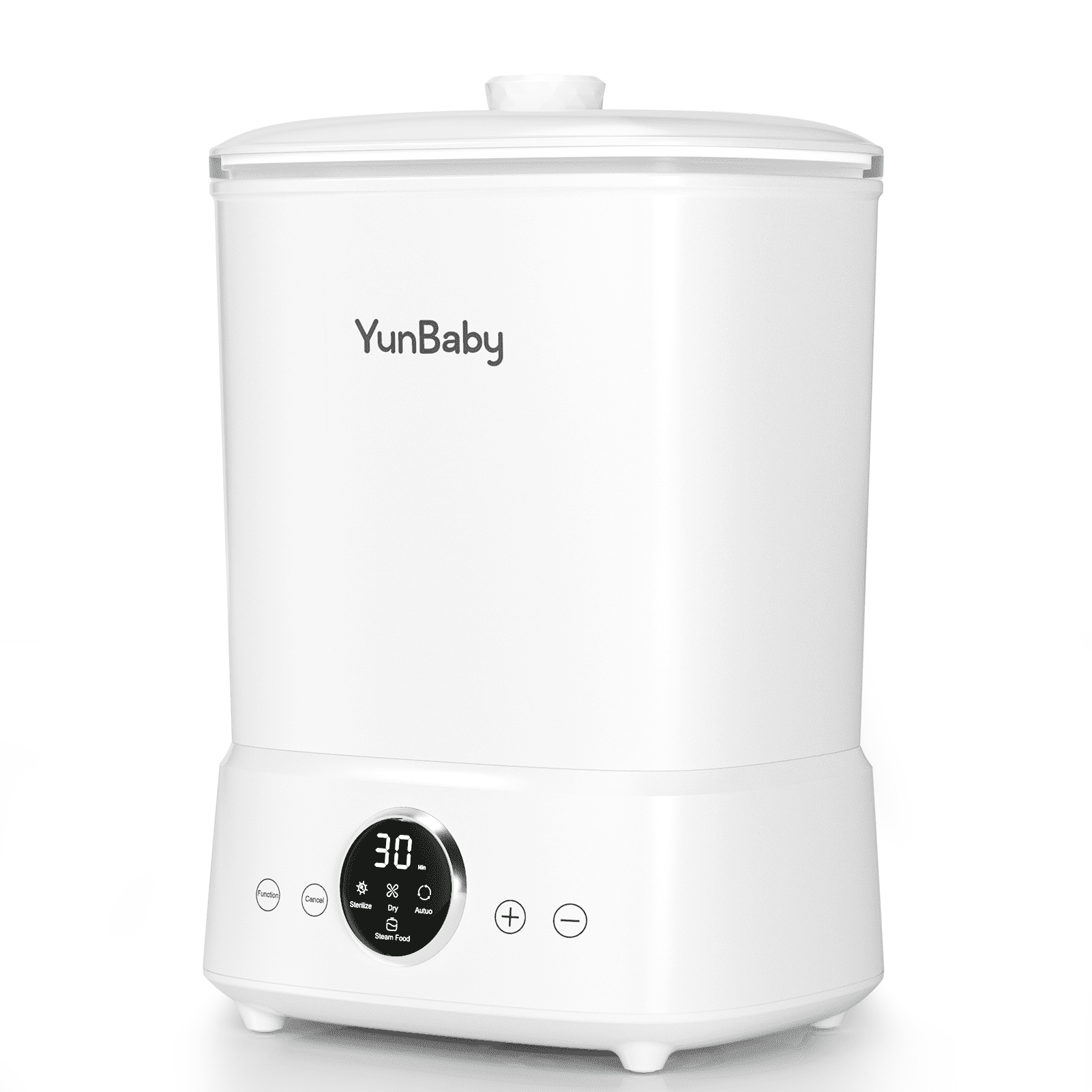 YunBaby Baby Bottle Sterilizer & Dryer, Large 2-Tier Capacity, Fits Bottles/Pacifiers/Pump Parts, LED Touch, Baby Essentials
