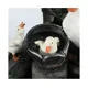 thumbnail image 2 of Adornos para exteriores, decoración de jardín de resina, escultura de animales, decoración de fuente de patio, estatua de familia de patos bañándose (luz solar), 2 of 4