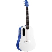 LAVA MUSIC 6 Strings Acoustic Guitar, Deep Blue-Frost White, 36