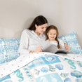 thumbnail image 5 of Feelyou Blue Ocean Starfish Full Size Comforter Sets, Seahorse Sealife Bedding Sets, 3pcs, 5 of 8