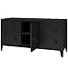 thumbnail image 3 of MIOCASA Meuble TV en Métal avec Rangement Armoire à 3 Portes pour Salon (Noir), 3 of 4