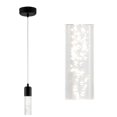 thumbnail image 2 of JONATHAN Y Bolha 4.75" 1-Light Bubble Acrylic/Iron Modern Minimalist Integrated LED Pendant, Black, 2 of 7