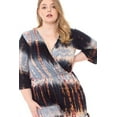 thumbnail image 3 of Tie Dye Wrap Plussize Romper 1XL, 3 of 8