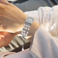 thumbnail image 2 of Watch Pearl Chain Decorative Watch Bracelet Pearl Watch Band Chain Style Watchband Compatible for Fitbit Versa3/Sense, 2 of 5