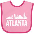 thumbnail image 3 of Inktastic Atlanta Skyline Grunge Boys or Girls Baby Bib, 3 of 4