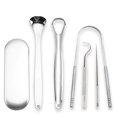 thumbnail image 1 of Limpiador Raspador De Lengua 5 Unidades Limpiador De Lengua Limpiadores De Lengua De Acero Inoxidable 1 Caja De Metal Resistente Al Cuidado De La Lengua Suave Y Ecológico Para El Cuidado, 1 of 5