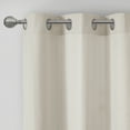 thumbnail image 3 of Madison Park Galen 2-PK 40x84" Basketweave Room Darkening Curtain Panel Pair in Ivory, 3 of 8