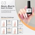 thumbnail image 5 of modelones Gel Top Coat and Base Coat With Nail Primer, 3 Pcs 10 ml No Wipe Base and top coat Gel Nail Polish Nail Bonder Primer Gel Nail kit, 5 of 8