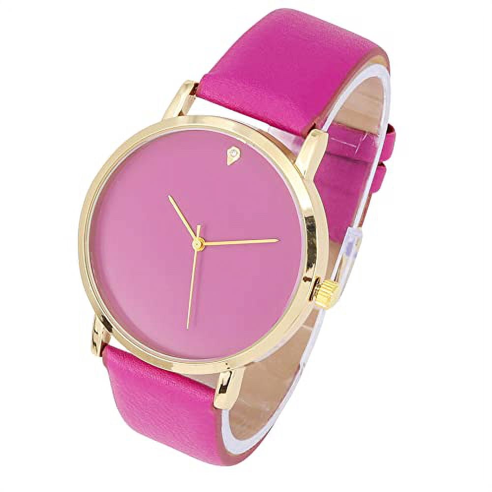 Simone Chic Simple and Streamlined, Diamond Teardrop at 12 o'clock