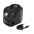 thumbnail image 2 of Ventilador de cintura portátil, pequeño ventilador personal, multifuncional, de bajo ruido, ligero, linterna con clip para picnic, barbacoa, ciclismo Negro, 2 of 7