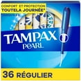 thumbnail image 2 of Tampax Pearl Tampons, with LeakGuard Braid, Regular Absorbency, Unscented 36 count, 2 of 23