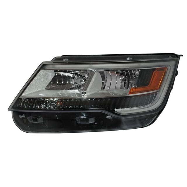 Faro Principal TYC Explorer 2016 A 2017 LADO CONDUCTOR Fondo cromado Con leds