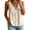 Beige, variant on Womens Summer Tops Gsakboxl Women's Cotton‑Linen Lace‑Trim V‑Neck Sleeveless Tank Top Casual Loose‑Fit Peplum Summer Comfortable Blouse Beige L