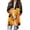 Jaune, variante sur Chemises pour Femmes Femmes Liquidation Chemise en Polyester pour Femmes Cardigan Chandails pour Femmes 2025 Imprimé d'Halloween Drôle Mignon Léger Ample à Manches Longues Manteau avant