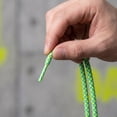 thumbnail image 4 of INSPIRE CHIC Round Rope Shoe Strings Three-Color Checkered Shoe Laces for Boots 2 Pairs Yellow-Blue 120cm/47.2", 4 of 6