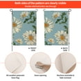 thumbnail image 3 of Garden Flag Original Design Daisies Garden Flowers Art Craft Pattern Decorative, 3 of 5