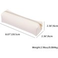 thumbnail image 2 of Estuche para lápices de arte, caja de almacenamiento portátil de piel sintética de gran capacidad, Beige, 2 of 4