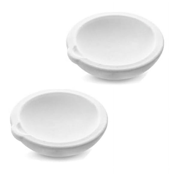 Cuenco de cerámica de cuarzo para crucifixión, plato, taza, horno, fundido en oro y plata refinados (2 piezas, 750 g)