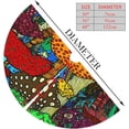 thumbnail image 2 of Colorful Mushroom Christmas Tree Skirts 36", Xmas Tree Cloth Mats Trees Skirts for Decor Gift, Home Decoration, 2 of 6