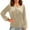 AA-Beige, variant on Womens Velvet V Neck Henley Shirts Vintage Casual Long Sleeve T-Shirt Business Work Tunic Tops, Orange, S