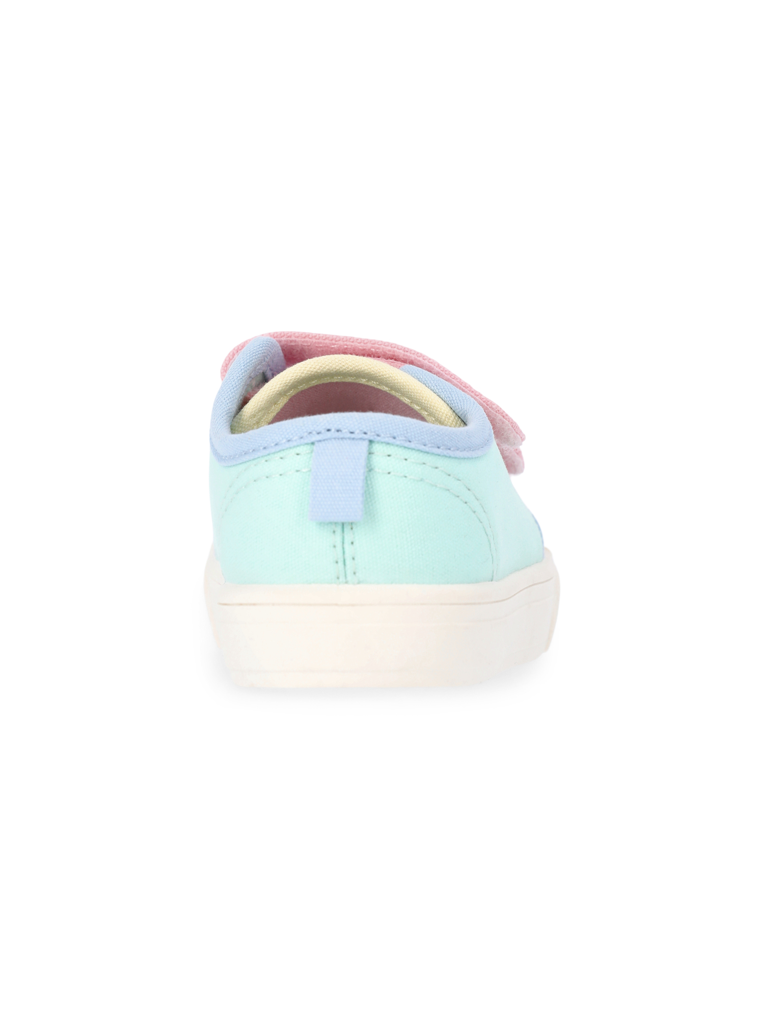 Wonder Nation Baby Girls Two Strap Bump Toe Sneakers