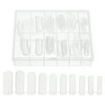 thumbnail image 1 of Ofertas Únicas 120 Pcs Escala de Cristal Falso Extensión JM-1 Uñas Falsas Transparentes, 1 of 5