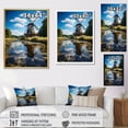 thumbnail image 4 of Designart "Reflective Windmills in Holland I" Cityscapes Floater Framed Canvas Wall Art, 4 of 7